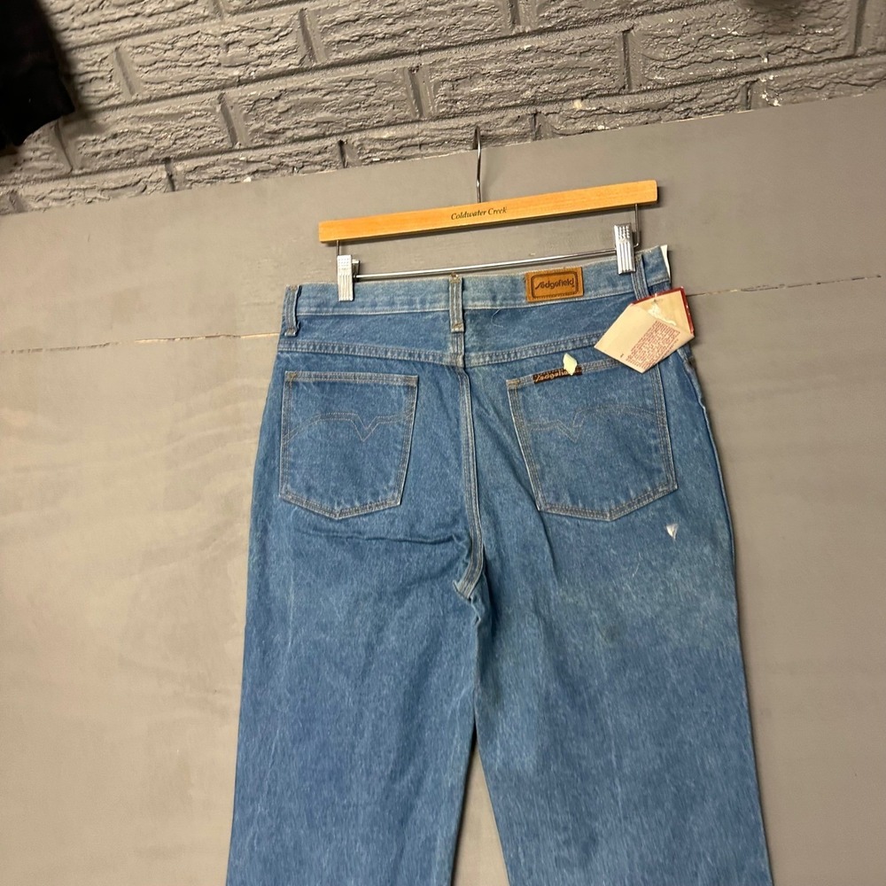 Vintage Ridgefield Straight Leg Jeans Medium Wash‎ Made in USA Deadstock 33x33